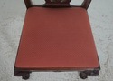 L72037: Set of 8 AMERICAN DREW Chippendale Mahogan
