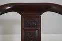 F72036: Pair Of Vintage Chinese Rosewood Carved Ar