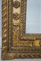 67167: Monumental Size Gold Frame Beveled Glass Wa