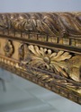 67167: Monumental Size Gold Frame Beveled Glass Wa