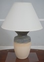 F67261: Pair Modern Style Ceramic Table Lamps w. S
