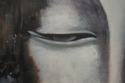 F67274: Modern Abstract Buddha Face Oil Painting O
