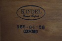 63075EC: KINDEL Oxford Mahogany Chippendale Mirror