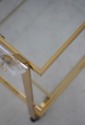 F63103EC: Modern Design Brass Tea Or Dessert Cart 