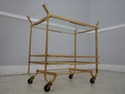 F63103EC: Modern Design Brass Tea Or Dessert Cart 