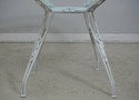 F62390EC: Vintage Iron Dining Room Table & 4 Chair