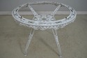 F62390EC: Vintage Iron Dining Room Table & 4 Chair