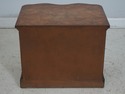 63078EC: MASTERCRAFT 3 Drawer Burl Walnut Nightsta