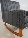 F63132EC: Mid Century Modern Upholstered Rocking C