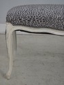 L63130EC: French Louis XV Style 6 Leg Upholstered 