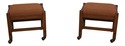 67363: Pair STICKLEY Mission Oak Arts & Crafts Foo