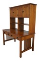 65835: STICKLEY Mission Oak Computer Desk w. Hutch