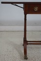 67237: HEKMAN Yew Wood Drop Side Library Table Des