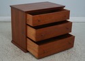 F67344: THOMAS MOSER 3 Drawer Cherry Nightstand Oc