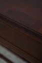 67237: HEKMAN Yew Wood Drop Side Library Table Des