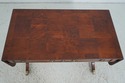 67237: HEKMAN Yew Wood Drop Side Library Table Des