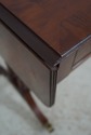 67237: HEKMAN Yew Wood Drop Side Library Table Des