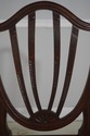 L72080: Set Of Eight BAKER Mahogany Shield Back Di