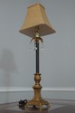 F72092: Pair Of Black & Gold Buffet Table Lamps w.