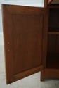 72115: STICKLEY Cherry Mission Inlaid Fold Top Bar