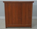 72115: STICKLEY Cherry Mission Inlaid Fold Top Bar
