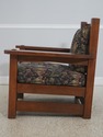 72064: STICKLEY Mission Oak Eastwood Chair & Ottom