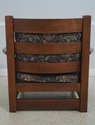 72064: STICKLEY Mission Oak Eastwood Chair & Ottom