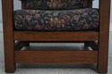 72064: STICKLEY Mission Oak Eastwood Chair & Ottom