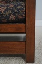 72064: STICKLEY Mission Oak Eastwood Chair & Ottom