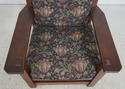 72064: STICKLEY Mission Oak Eastwood Chair & Ottom