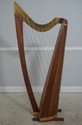 F72060: STUDIO CRAFTED Walnut Celtic Lever Harp