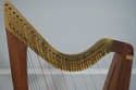 F72060: STUDIO CRAFTED Walnut Celtic Lever Harp