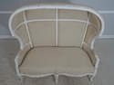L72132: Louis XV Style Hooded Throne 2 Seat Porter