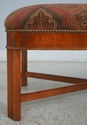 63452EC: Chippendale Style Newly Upholstered Yew W