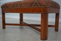 63452EC: Chippendale Style Newly Upholstered Yew W