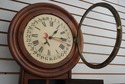63294EC: Antique NEW HAVEN Regulator Wall Clock