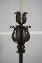 63377EC: Pair Gothic Wrought Iron Fireplace Andiro