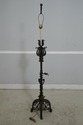 63377EC: Pair Gothic Wrought Iron Fireplace Andiro