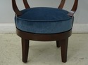 63453EC: Vintage Art Deco Revolving Seat Chair