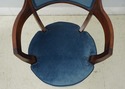 63453EC: Vintage Art Deco Revolving Seat Chair