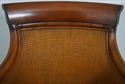 67409: Set of 3 ETHAN ALLEN faux Bamboo Rattan Bar