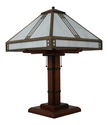 67459: ARROYO Craftsmen Mission Oak Table Lamp