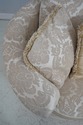 67389: BERNHARDT Upholstered Pillow Back Crescent 