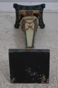 F67190: Italian Regency Goat Head Carved Polychrom