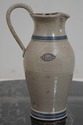 LF67379: SWANK Stoneware Decorated Handled Pitcher