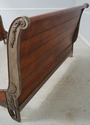 66614: CENTURY King Size Distressed Finish Sleigh 