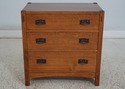 66087EC: STICKLEY Mission Oak 3 Drawer Nightstand