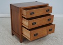 66087EC: STICKLEY Mission Oak 3 Drawer Nightstand