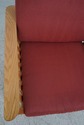 67314: Modern Arts & Crafts Oak Lounge Chair & Foo