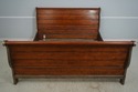 66614: CENTURY King Size Distressed Finish Sleigh 